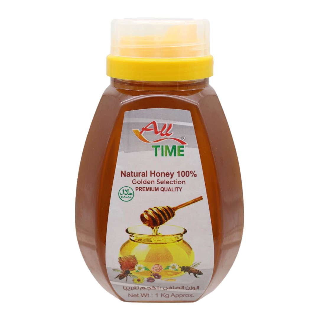 ALL TIME HONEY IN HEXA SQZ SHAPE PET 1KG